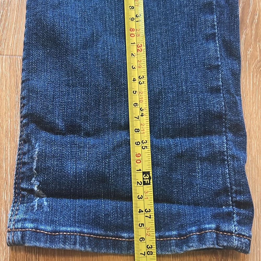 Express Ripped Jeans Cropped Skinny Mid Rise 14R - Picture 4 of 10